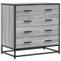 Cajonera de madera contrachapada gris sonoma 70x41x70 cm de , Cajoneras - Ref: Foro24-849082, Precio: 113,63 €, Descuento: %