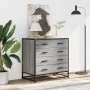 Cajonera de madera contrachapada gris sonoma 70x41x70 cm de , Cajoneras - Ref: Foro24-849082, Precio: 113,63 €, Descuento: %