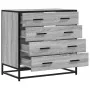 Cajonera de madera contrachapada gris sonoma 70x41x70 cm de , Cajoneras - Ref: Foro24-849082, Precio: 113,63 €, Descuento: %