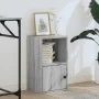 Estantería de madera de ingeniería gris sonoma 31x24x52 cm de , Librerías y estanterías - Ref: Foro24-860324, Precio: 36,17 €...