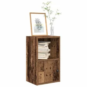 Estantería madera de ingeniería color envejecido 31x24x52 cm de , Librerías y estanterías - Ref: Foro24-860326, Precio: 35,76...