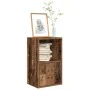 Estantería madera de ingeniería color envejecido 31x24x52 cm de , Librerías y estanterías - Ref: Foro24-860326, Precio: 35,76...