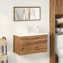 Juego de muebles de baño madera contrachapada artesanal roble de , Muebles de baño - Ref: Foro24-3328930, Precio: 229,04 €, D...