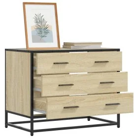 Cajonera de madera contrachapada color roble sonoma 70x41x56 cm by , Drawers - Ref: Foro24-849075, Price: 90,30 €, Discount: %