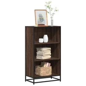 Estantería madera ingeniería roble marrón 60x35x107,5 cm de , Librerías y estanterías - Ref: Foro24-849118, Precio: 89,99 €, ...