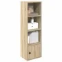 Estantería de madera de ingeniería roble sonoma 31x24x102 cm de , Librerías y estanterías - Ref: Foro24-860339, Precio: 50,35...