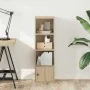 Estantería de madera de ingeniería roble sonoma 31x24x102 cm de , Librerías y estanterías - Ref: Foro24-860339, Precio: 50,35...