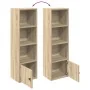 Estantería de madera de ingeniería roble sonoma 31x24x102 cm de , Librerías y estanterías - Ref: Foro24-860339, Precio: 50,35...