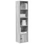Estantería madera de ingeniería gris sonoma 31x24x127 cm de , Librerías y estanterías - Ref: Foro24-860351, Precio: 54,55 €, ...