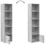 Estantería madera de ingeniería gris sonoma 31x24x127 cm de , Librerías y estanterías - Ref: Foro24-860351, Precio: 54,55 €, ...