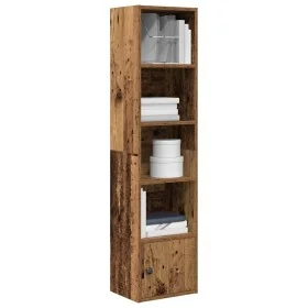 Estantería madera de ingeniería color envejecido 31x24x127 cm de , Librerías y estanterías - Ref: Foro24-860353, Precio: 53,1...