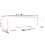 Estantería cocina apilable madera ingeniería blanca 50x15x16 cm de , Contenedores para utensilios de cocina - Ref: Foro24-860...