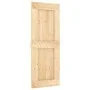 Puerta corredera con herrajes madera maciza de pino 80x210 cm de , Puertas - Ref: Foro24-3332725, Precio: 191,88 €, Descuento: %