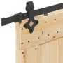 Puerta corredera con herrajes madera maciza de pino 90x210 cm de , Puertas - Ref: Foro24-3332733, Precio: 217,80 €, Descuento: %