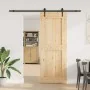 Puerta corredera con herrajes madera maciza de pino 85x210 cm de , Puertas - Ref: Foro24-3332744, Precio: 207,79 €, Descuento: %