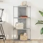 Librería de 3 niveles madera gris hormigón 60x30x120 cm de , Librerías y estanterías - Ref: Foro24-860268, Precio: 57,78 €, D...