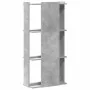 Librería de 3 niveles madera gris hormigón 60x30x120 cm de , Librerías y estanterías - Ref: Foro24-860268, Precio: 57,78 €, D...