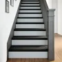 Peldaños de escalera 12 uds madera maciza roble marrón oscuro de , Alfombrillas para escalones - Ref: Foro24-3283044, Precio:...