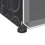 Estantería de cubos con 16 compartimentos y puertas PP negro de , Zapateros y organizadores de calzado - Ref: Foro24-4019581,...