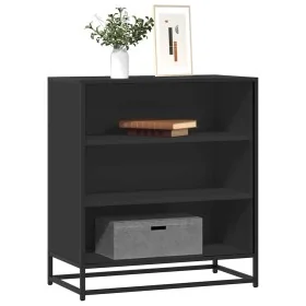 Aparador de madera de ingeniería y metal negro 68x35x76 cm von , Sideboards - Ref: Foro24-848974, Preis: 87,68 €, Rabatt: %