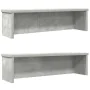 Estantes de cocina apilables 2 uds gris hormigón 50x15x16 cm de , Contenedores para utensilios de cocina - Ref: Foro24-860488...