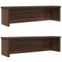 Estantes de cocina apilables 2 uds roble marrón 60x15x16 cm de , Contenedores para utensilios de cocina - Ref: Foro24-860512,...