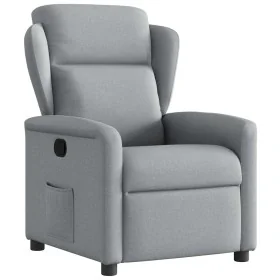 Sillón reclinable de tela gris claro de , Sillones - Ref: Foro24-4015576, Precio: 187,02 €, Descuento: %