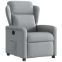 Sillón reclinable de tela gris claro de , Sillones - Ref: Foro24-4015576, Precio: 187,02 €, Descuento: %
