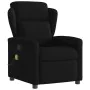 Sillón reclinable de masaje de tela negro de , Sillones - Ref: Foro24-4015588, Precio: 203,84 €, Descuento: %