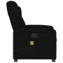 Sillón reclinable de masaje de tela negro de , Sillones - Ref: Foro24-4015588, Precio: 203,84 €, Descuento: %