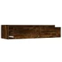Mueble de TV con luces LED roble ahumado 100X35,5x25 cm de , Muebles TV - Ref: Foro24-860242, Precio: 81,59 €, Descuento: %
