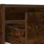 Mueble de TV con luces LED roble ahumado 100X35,5x25 cm de , Muebles TV - Ref: Foro24-860242, Precio: 81,59 €, Descuento: %