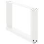 Patas de mesa de centro forma U 2uds acero blanco 60x(30-31) cm de , Patas para mesas - Ref: Foro24-4013141, Precio: 56,83 €,...