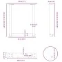 Patas de mesa de centro forma U 2uds acero negro 28x(42-43) cm de , Patas para mesas - Ref: Foro24-4013148, Precio: 52,03 €, ...
