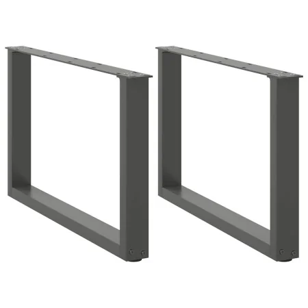 Patas para mesa de centro en forma de U 2 uds antracita acero de , Patas para mesas - Ref: Foro24-4013162, Precio: 62,36 €, D...