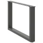 Patas para mesa de centro en forma de U 2 uds antracita acero de , Patas para mesas - Ref: Foro24-4013162, Precio: 62,36 €, D...