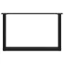 Patas de mesa de centro forma U 2uds acero negro 60x(42-43) cm by , Table legs - Ref: Foro24-4013160, Price: 80,16 €, Discoun...