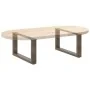 Patas de mesa centro forma U 2uds acero natural 60x(30-31) cm de , Patas para mesas - Ref: Foro24-4013143, Precio: 55,49 €, D...