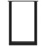 Patas para mesa comedor forma U 2uds acero negro 50x(72-73)cm de , Patas para mesas - Ref: Foro24-4013176, Precio: 101,66 €, ...