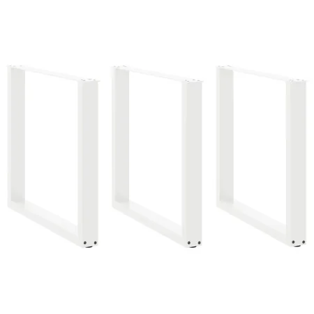 Patas para mesa centro forma U 3 uds blanco 80x(72-73) cm acero de , Patas para mesas - Ref: Foro24-4013205, Precio: 127,09 €...