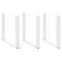 Patas para mesa centro forma U 3 uds blanco 80x(72-73) cm acero de , Patas para mesas - Ref: Foro24-4013205, Precio: 127,09 €...