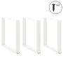 Patas para mesa centro forma U 3 uds blanco 80x(72-73) cm acero de , Patas para mesas - Ref: Foro24-4013205, Precio: 127,09 €...