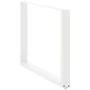 Patas para mesa comedor forma U 2uds acero blanco 100x(72-73)cm de , Patas para mesas - Ref: Foro24-4013197, Precio: 104,14 €...