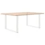 Patas para mesa comedor forma U 2uds acero blanco 100x(72-73)cm de , Patas para mesas - Ref: Foro24-4013197, Precio: 104,14 €...