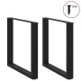 Patas para mesa de comedor en forma de U 2 uds acero negro von , Tischbeine - Ref: Foro24-4013188, Preis: 85,09 €, Rabatt: %