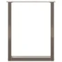 Patas mesa centro forma U 2uds acero natural 60x(72-73)cm acero de , Patas para mesas - Ref: Foro24-4013183, Precio: 75,69 €,...