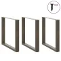 Patas mesa centro forma U 3uds acero natural 80x(72-73)cm acero de , Patas para mesas - Ref: Foro24-4013207, Precio: 123,88 €...