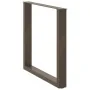 Patas para mesa comedor forma U 2uds acero natural 90x(72-73)cm de , Patas para mesas - Ref: Foro24-4013195, Precio: 93,68 €,...