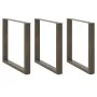 Patas mesa centro forma U 3uds acero natural 90x(72-73)cm acero de , Patas para mesas - Ref: Foro24-4013211, Precio: 130,53 €...