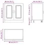 Mueble bajo para fregadero Kalmar roble artesanal 80x46x81,5 cm de , Armarios de cocina - Ref: Foro24-853456, Precio: 75,13 €...
